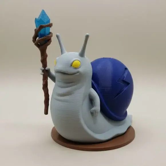 Arcane Crystal Snail Mage – Saw3D