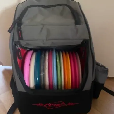 Soporte para discos de bolsa de disc golf V.1