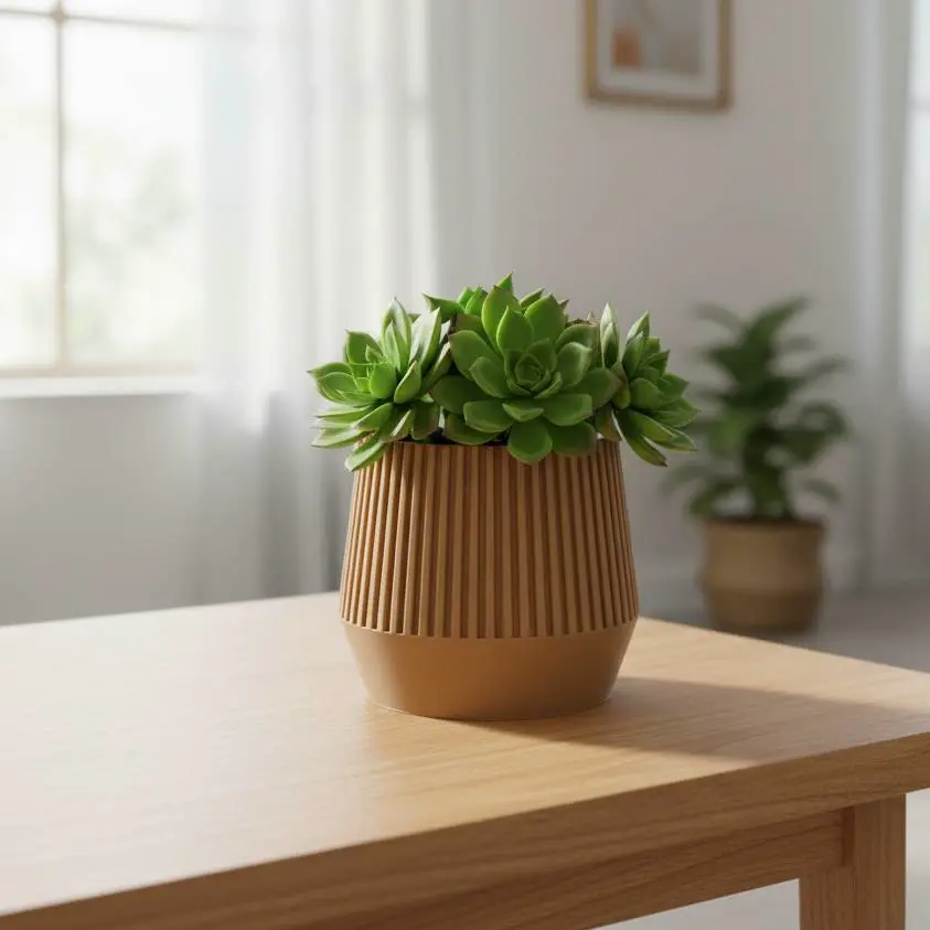 Minimalist Indoor Planter for Small Plants