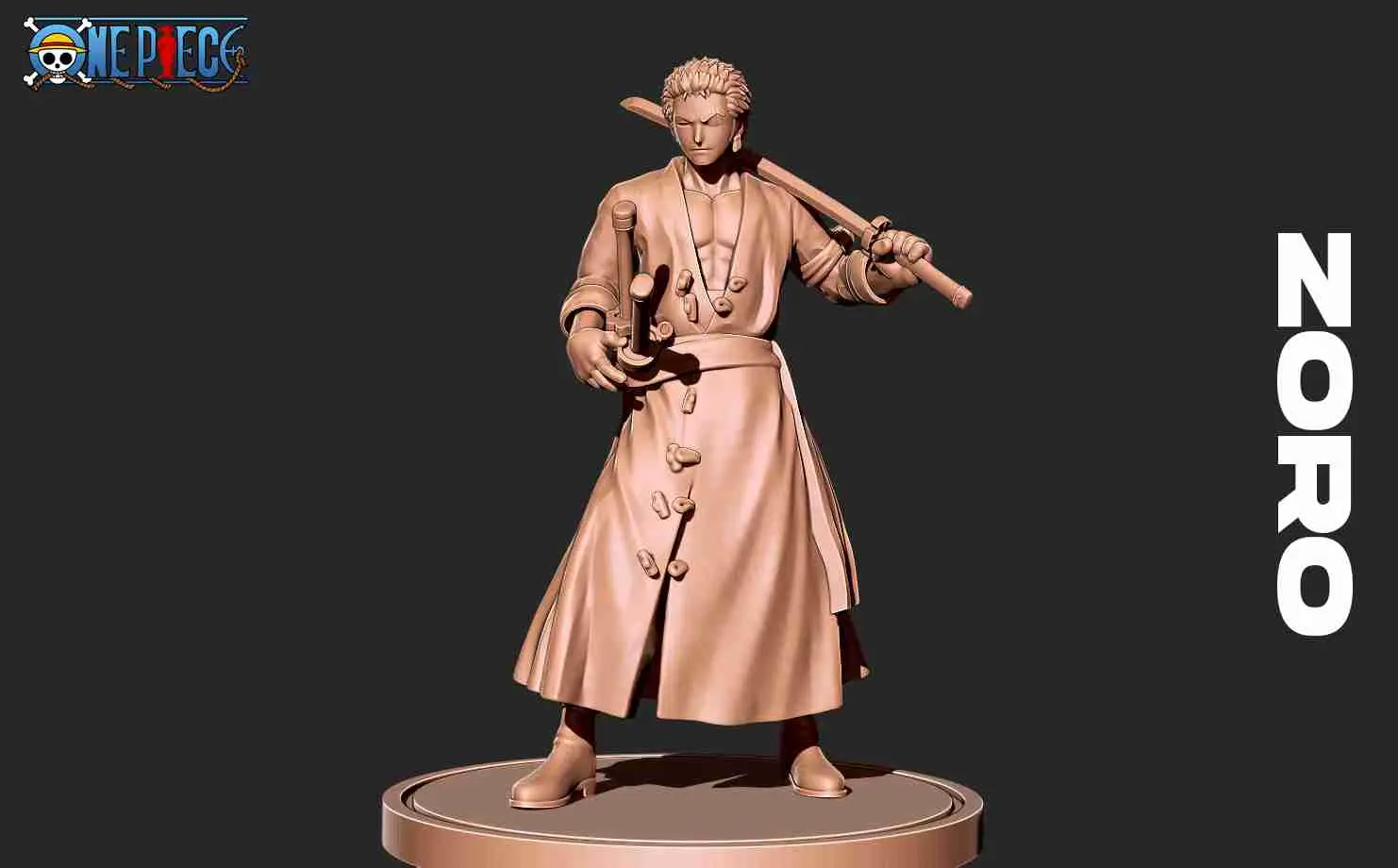 Zoro one piece 3D print model