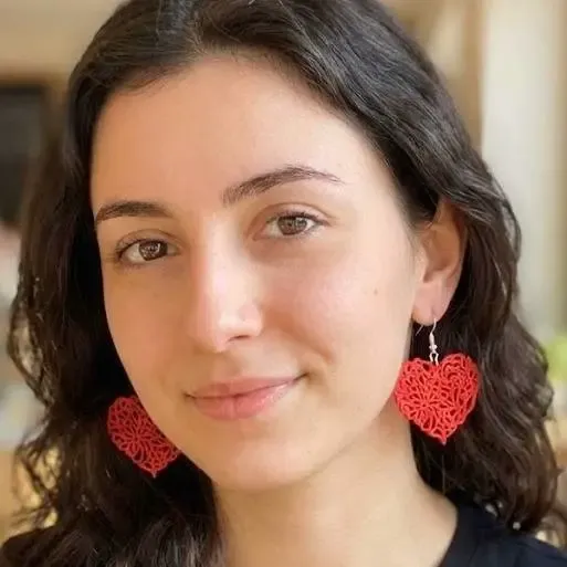 Valentine's Day earrings