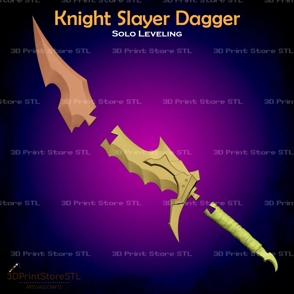 Knight Slayer Dagger Cosplay Solo Leveling - STL File