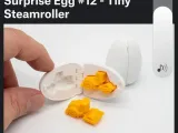 Tiny Steamroller inside Egg-1