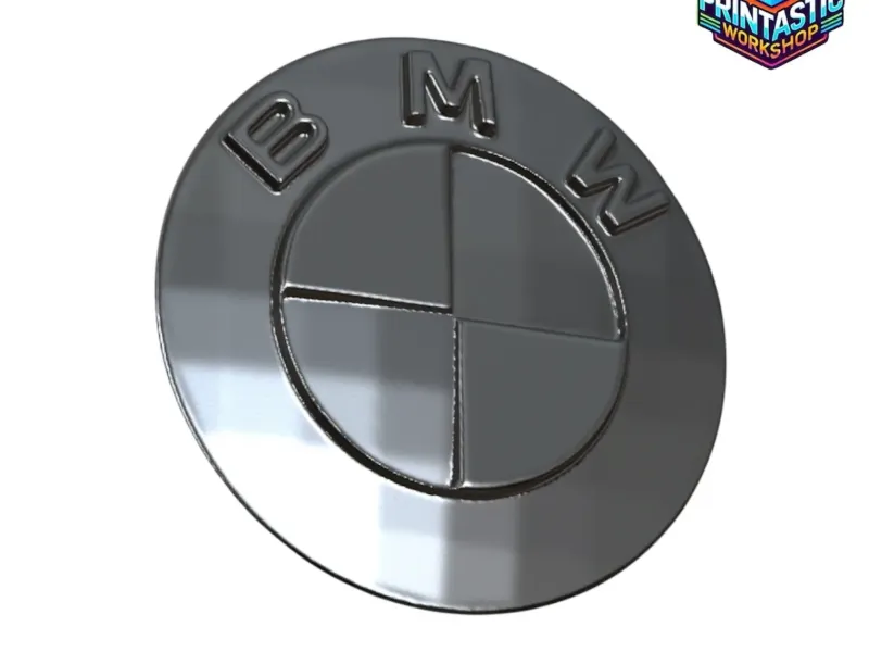 BMW STYLE HOOD EMBLEM CAP – 3D PRINTABLE (OEM SIZE)
