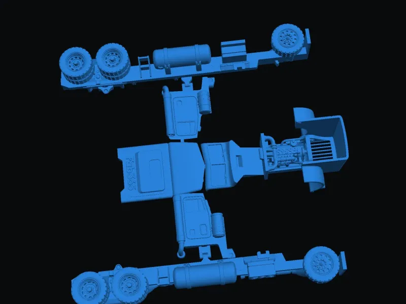 peterbilt dobravel articulado 