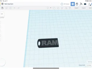 Ram keychain
