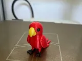 Cute Knitted Parrot- 3D Print Model-1