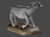 Anoa Lowpoly 3D Model-3