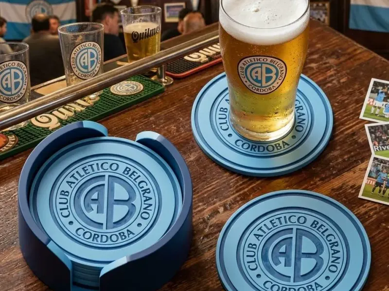 BELGRANO DE CORDOBA COASTERS AND HOLDER