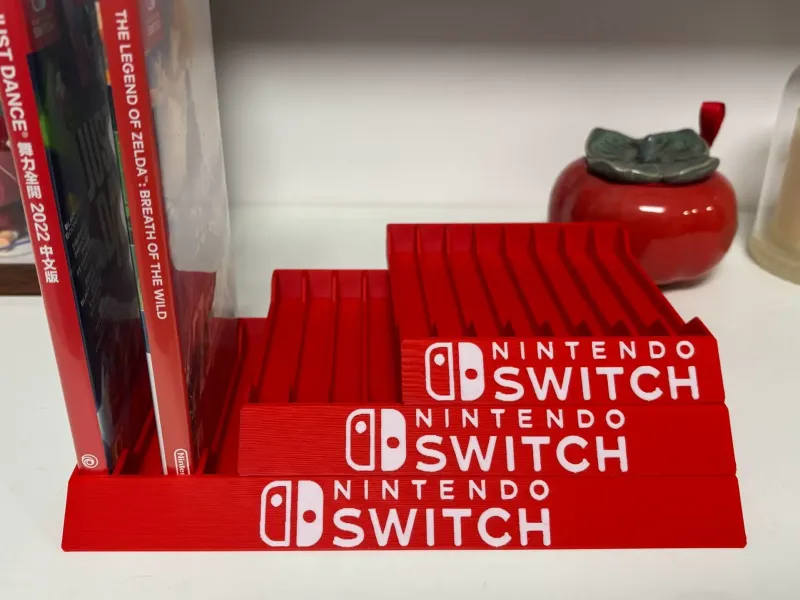 一体打印Nintendo任天堂Switch卡带盒收纳盘