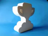 Trophy cup on a cloud, nestable box-0