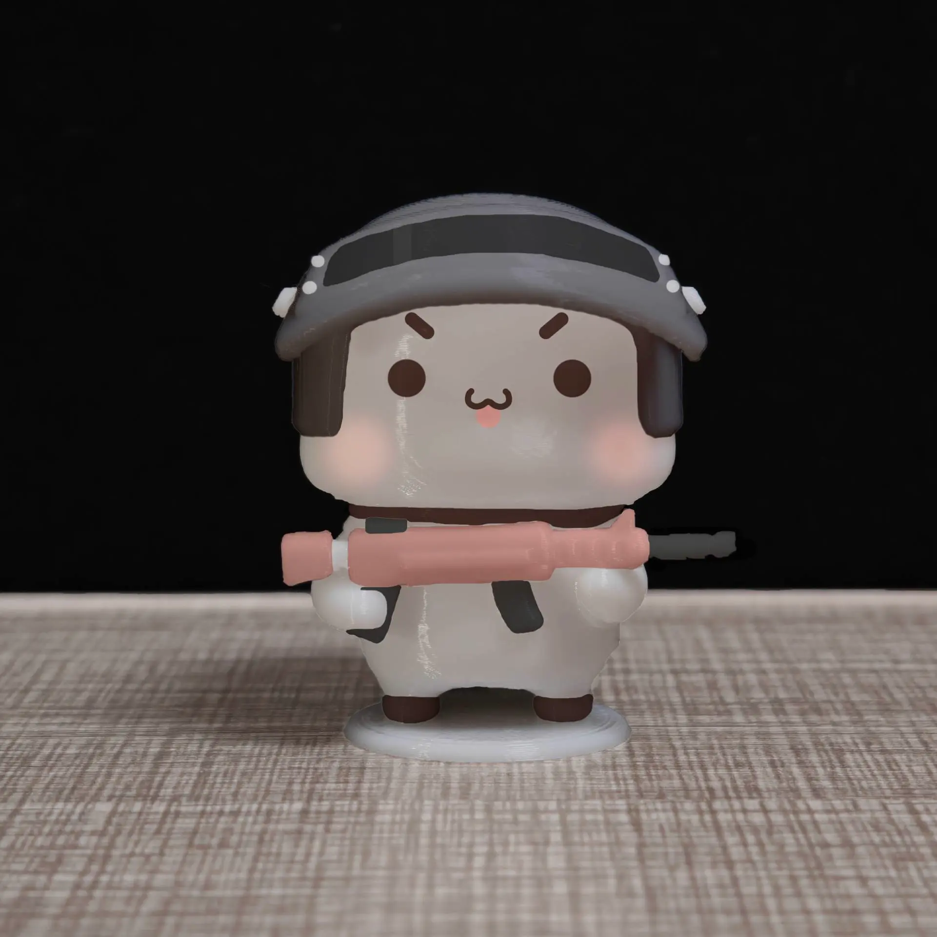 情侣熊系列-吃鸡枪战少女一二（Couple Bear-PUBG_gunfight girl_Yier）