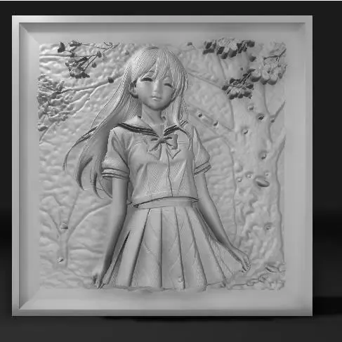 Japanese anime woman 4