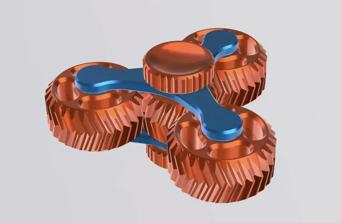 Gear fidget spinner