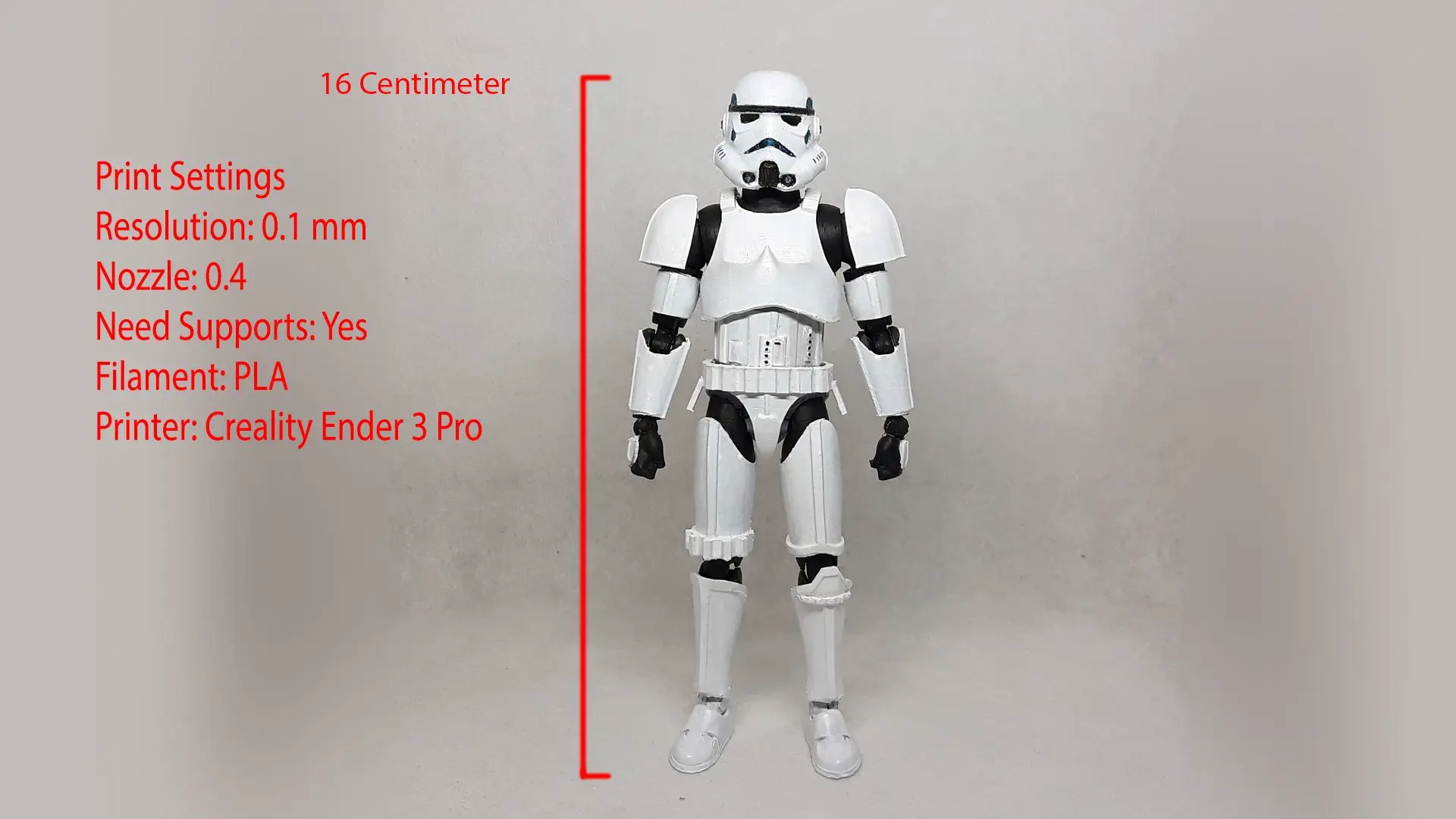 Star Wars Stormtrooper 1/12 articulated action figure