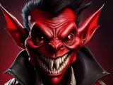 Red Imp Biker-1