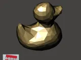 Low-Poly 3D Model - Duck 低面數-鴨子-2