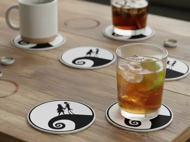Cup Holder The Nightmare Before Christmas - Sally and Jack