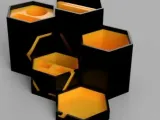 Hexagonal tool organizer #2-0