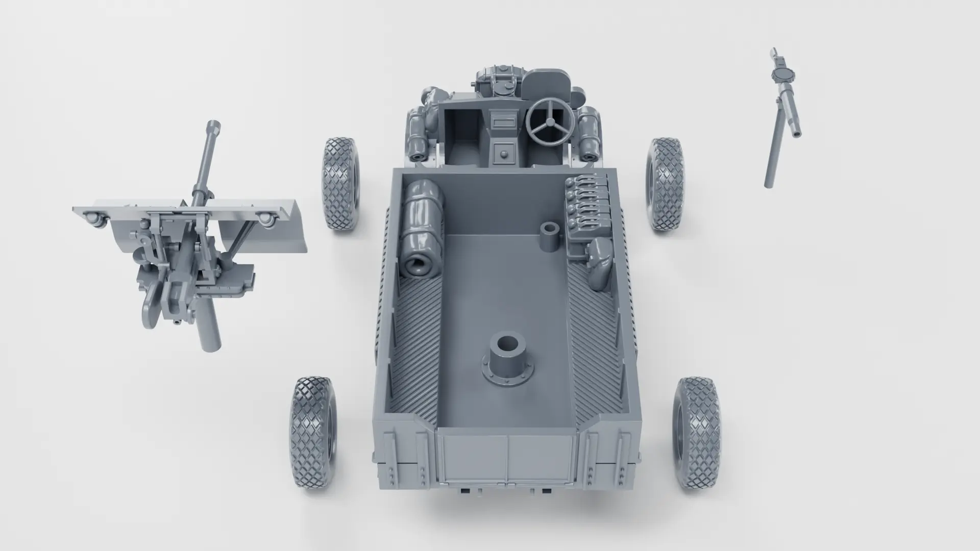 Ford F-30 LRDG with Bofors 37mm (UK, WW2)