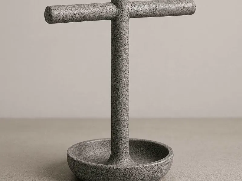Stoneware Jewelry Stand