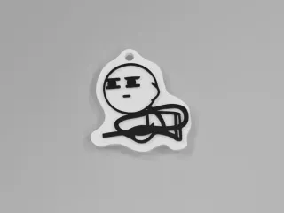 Cereal Guy Keychain