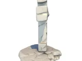 Gothic Cross Statue – Weathered Stone Sculpture-5