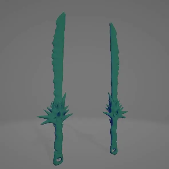 MKX Sub-Zero sword Kori Blade Cosplay Prop