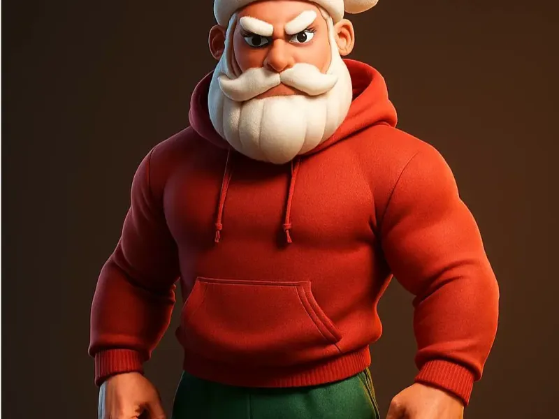Badass Santa Claus