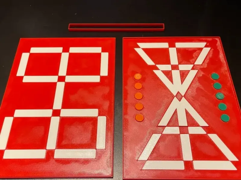 Jogo de Tabuleiro Duplo de Tamanho de Viagem