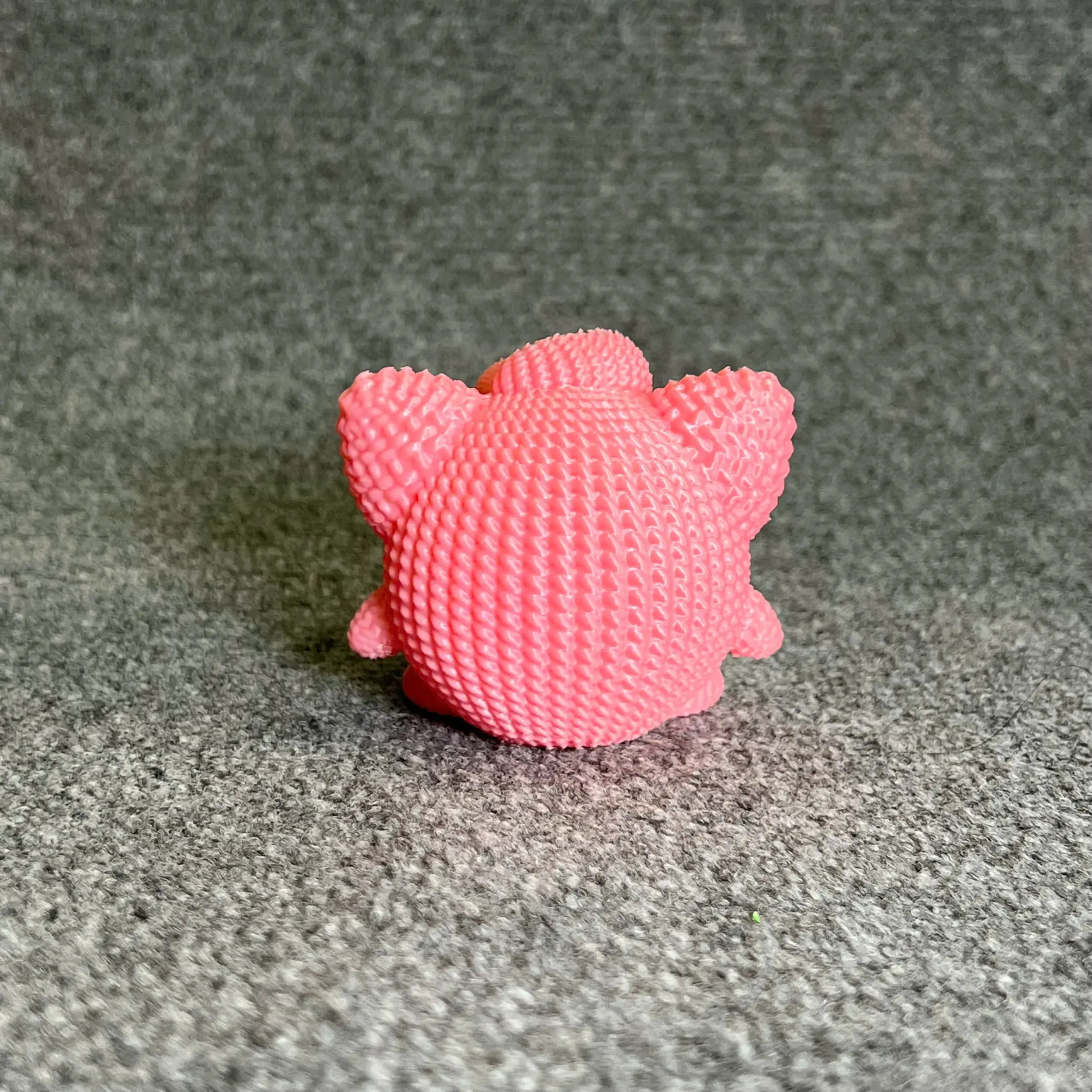 Pokemon Jigglypuff Gehaakt - Gebreid - STL &amp; 3mf Veelkleurig
