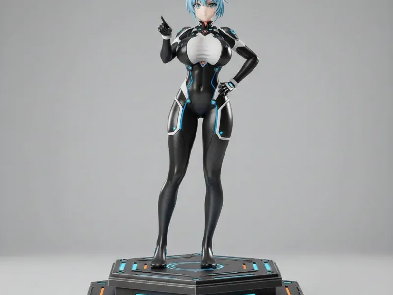 Cyber Agent Unit – Futuristic Glamour Pose Ecchi Figurine