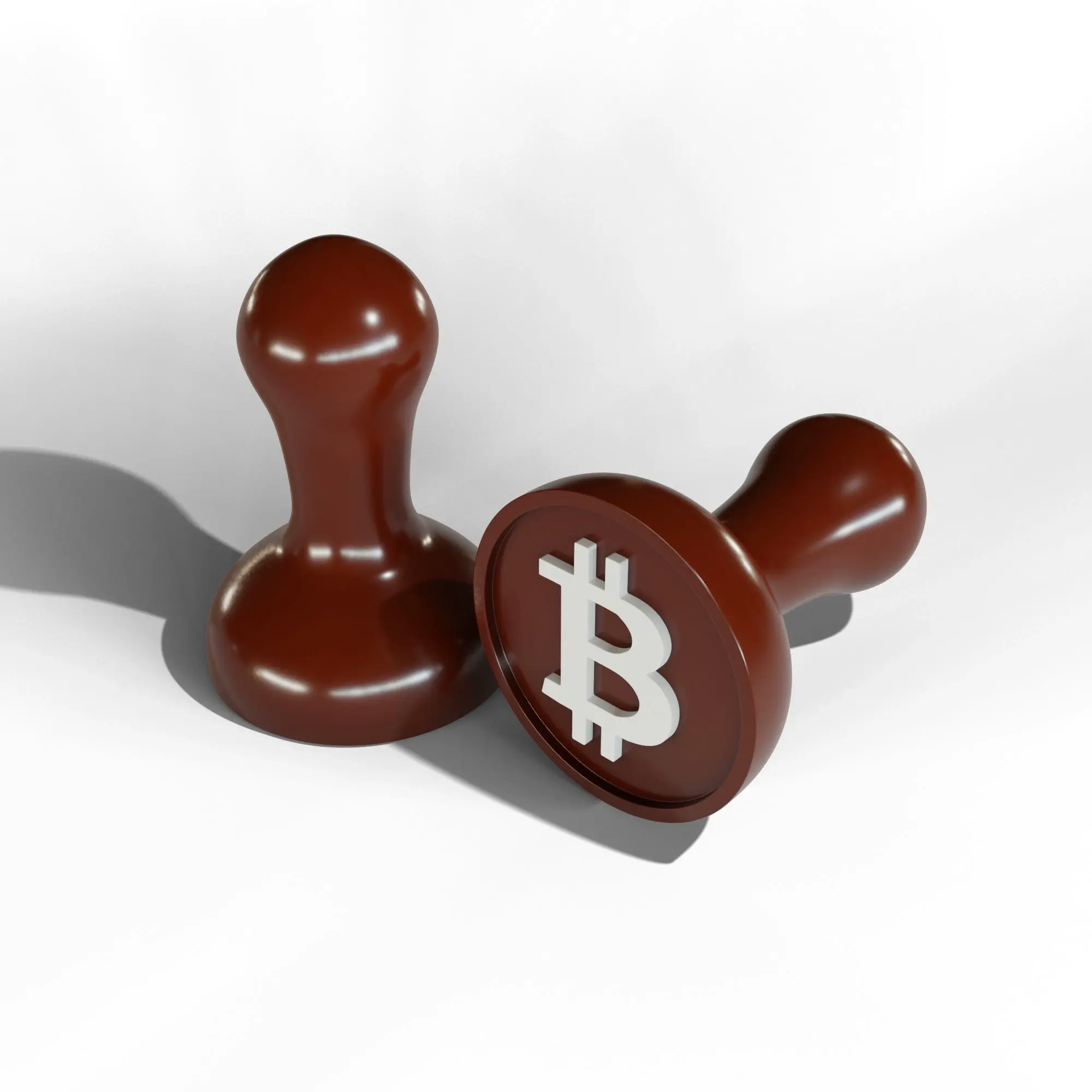 bitcoin logo stamp