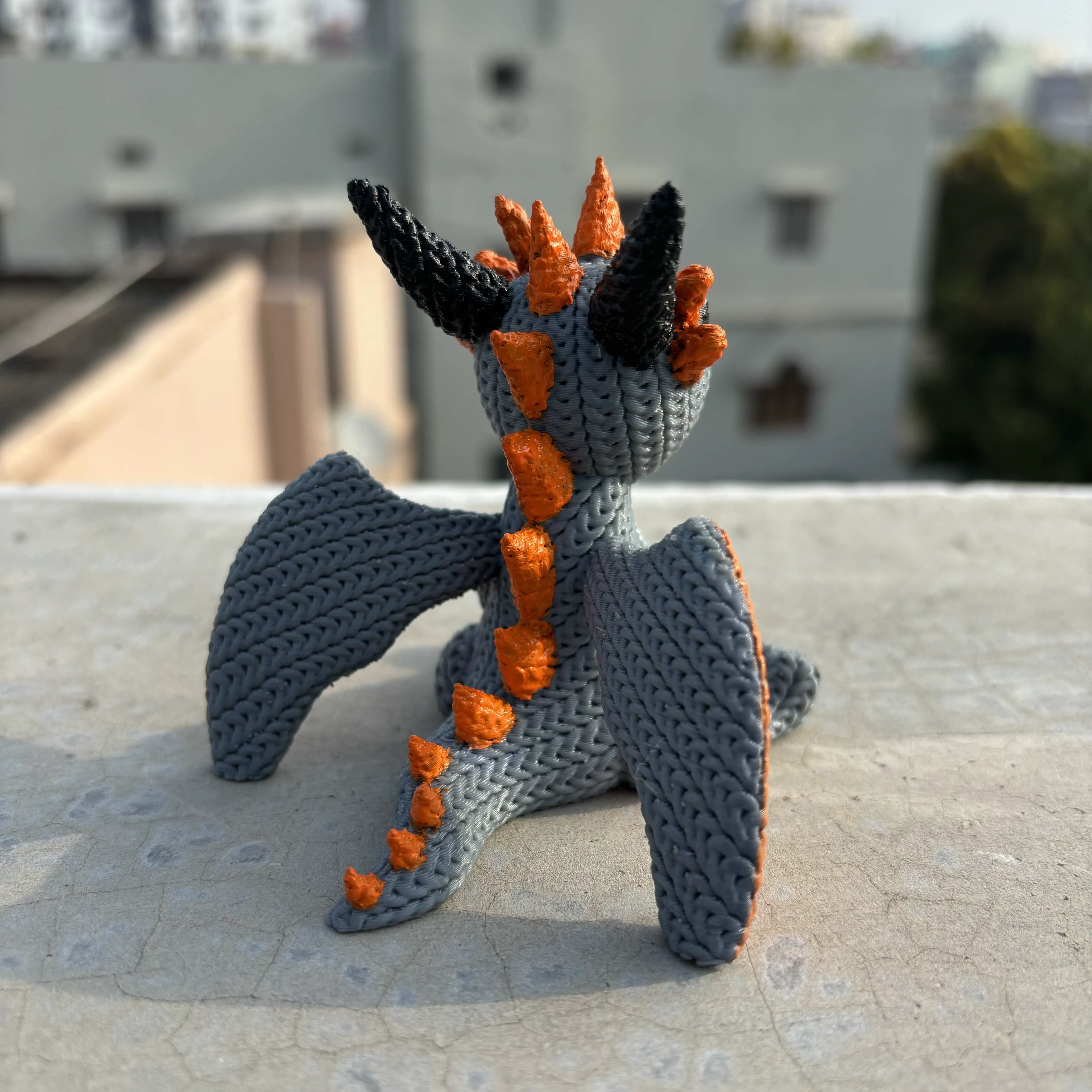 Knitted Dragon