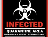 Umbrella corporation warning sign-2