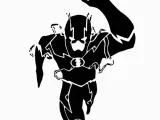 The Flash stencil-0