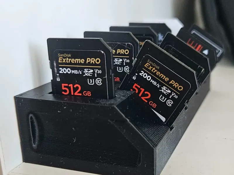 SD Card holder (color text version available)