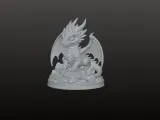 Crystal Hatchling Guardian | Fantasy Dragon Desk Statue-2