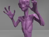 3D ALIEN WALL ART - PERFECT FOR HALLOWEEN! - *SUPPORT FREE*-5