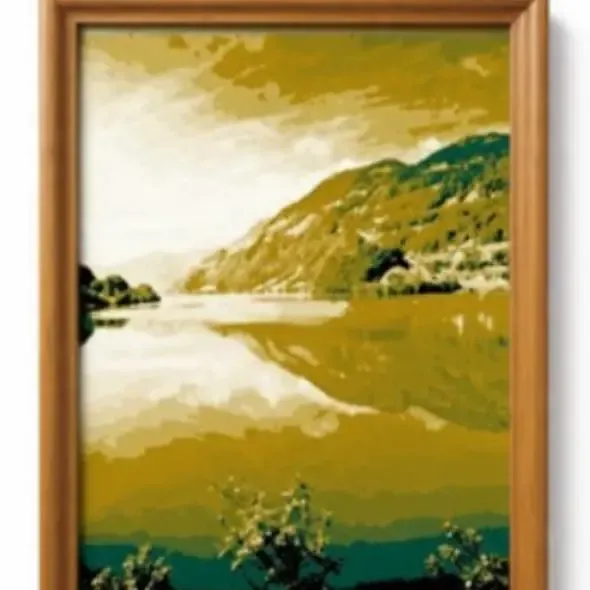 Nature photo relief painting