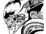  Alien stencil 2-0