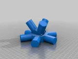 Space Frame connector for PVC 1" pipe-2