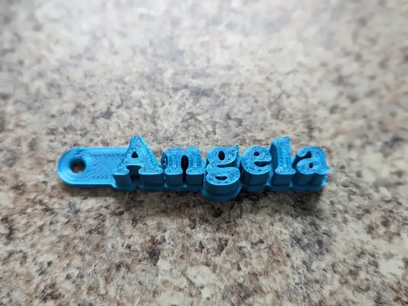 Angela Keychain