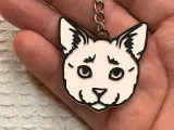 Keychain Gato Blanco-0