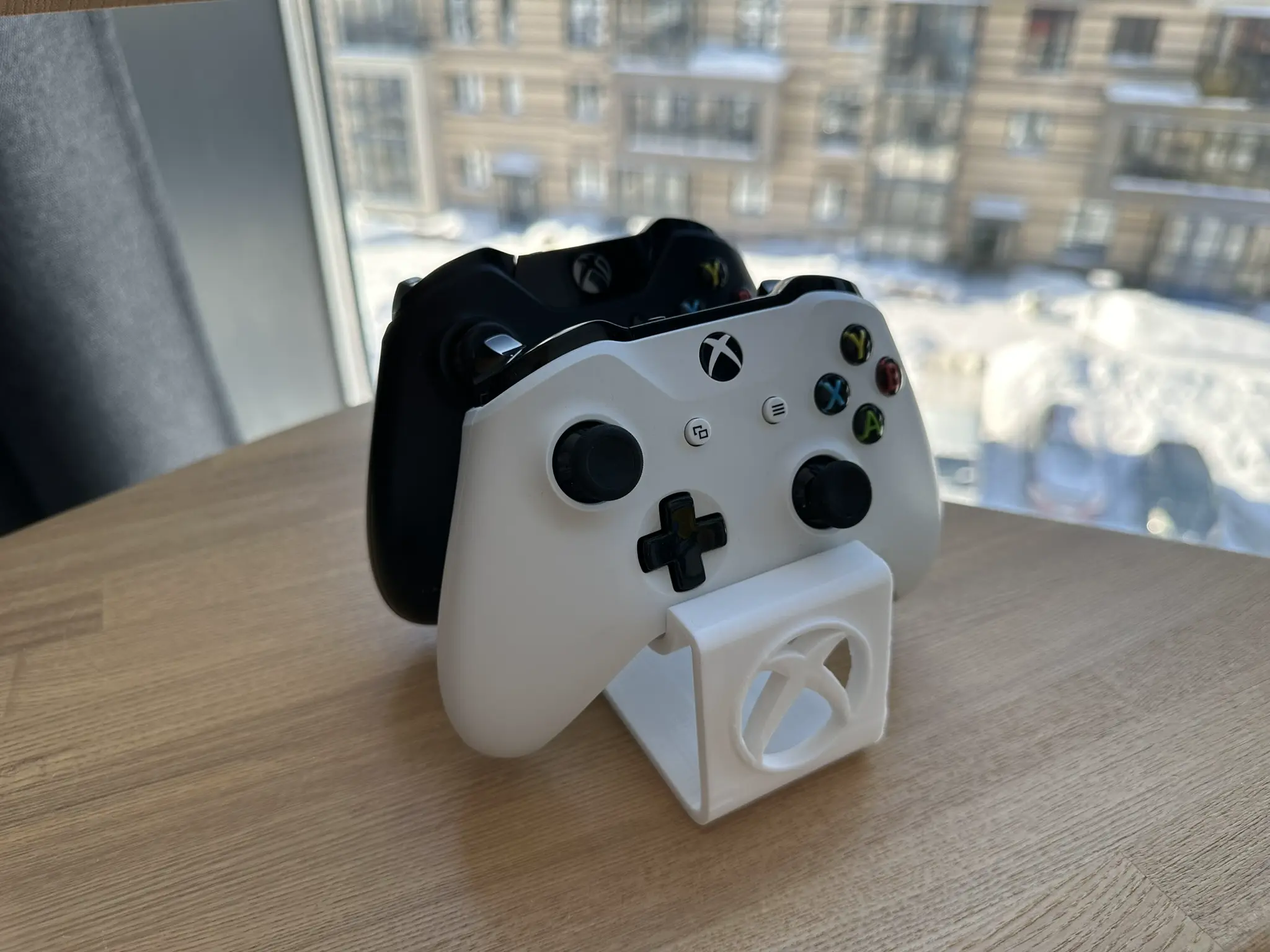 Stand for two xbox controllers