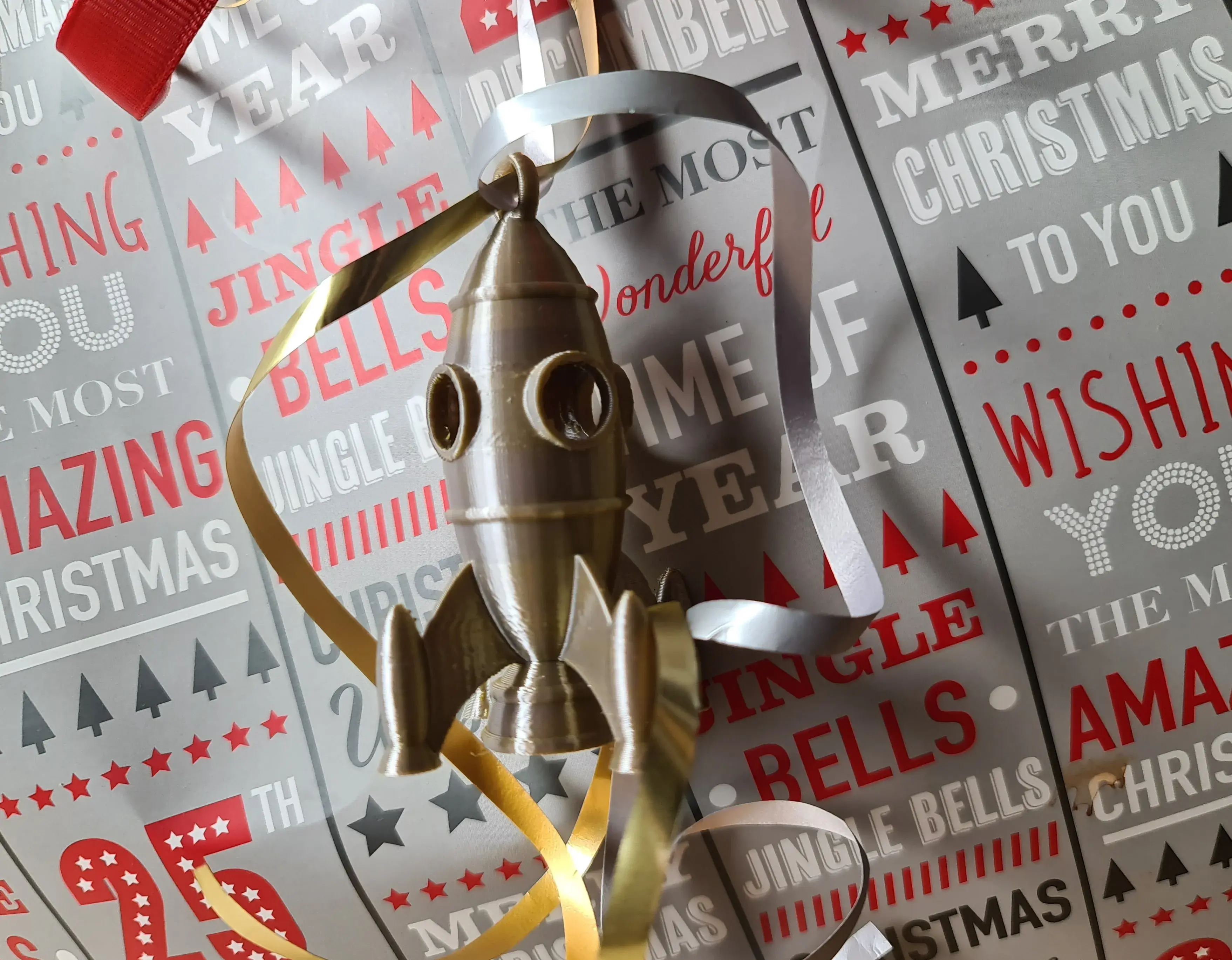 Christmas Rocky Rocket Benchy Calibration & Decoration Gift
