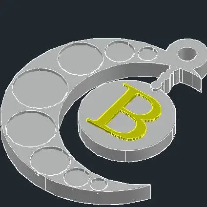 dije luna letra B