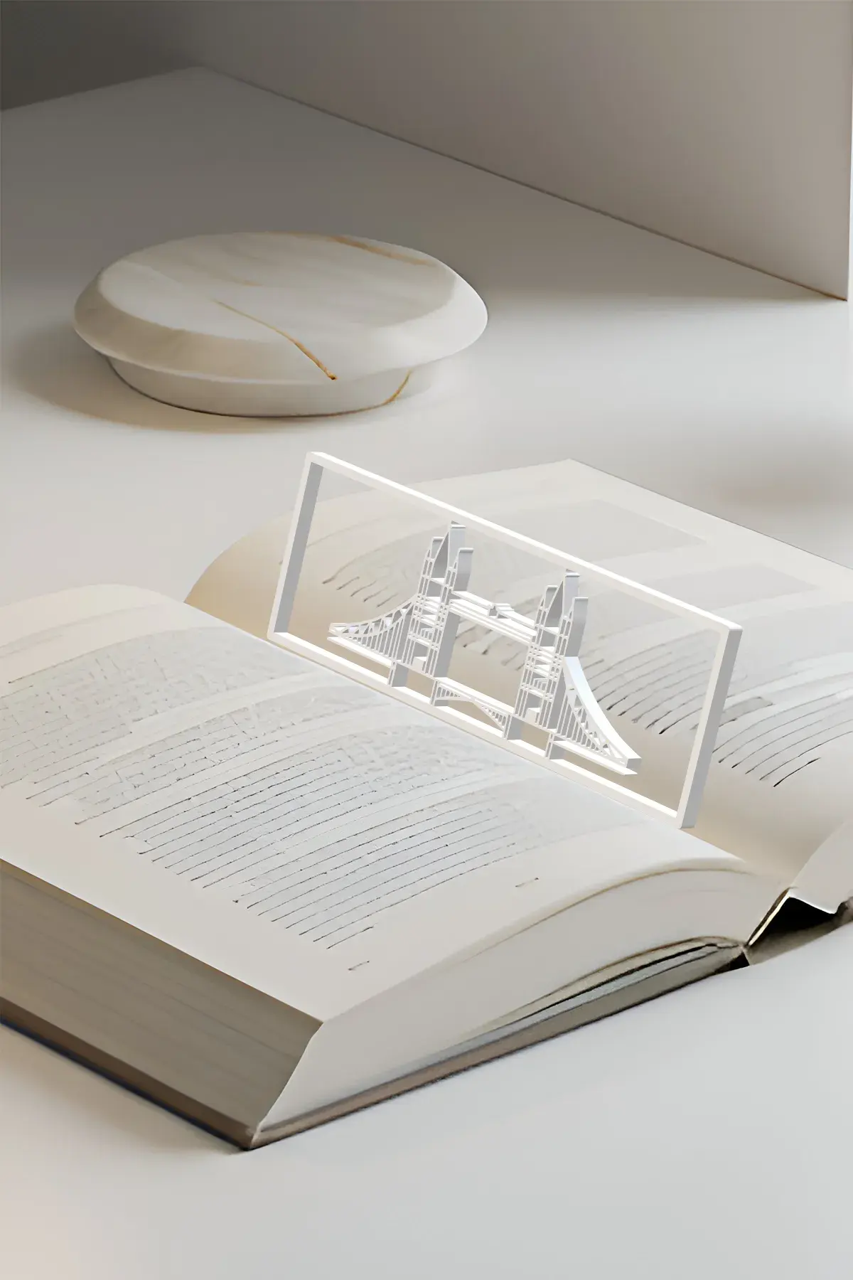 Stationery & Learning Tools STL Descarga - Bridge Bookmark, Creative ...