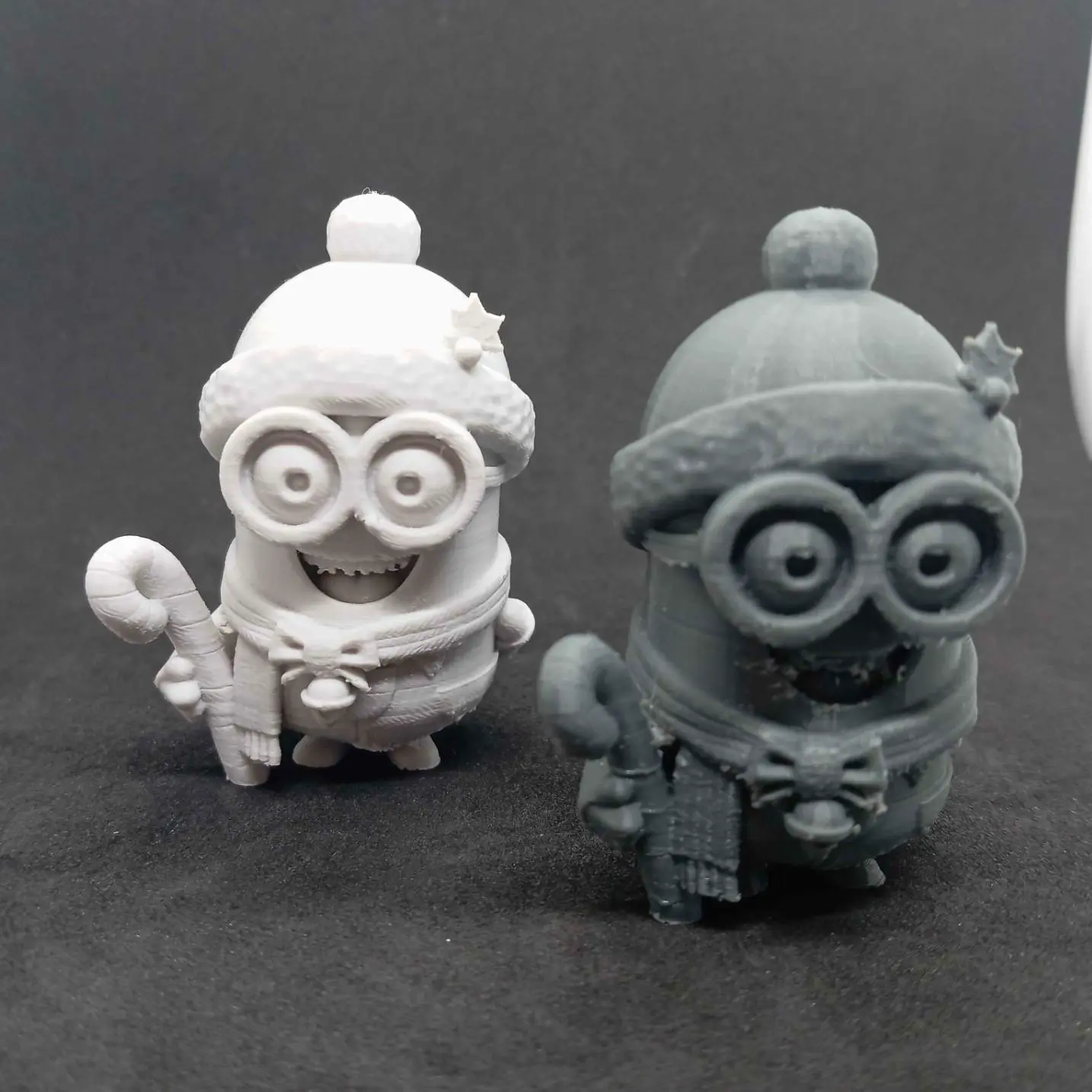 Minion Candy Cane Winter Christmas Figurine Decor