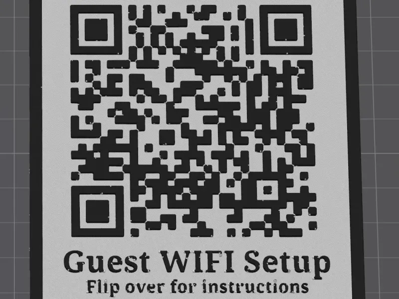 Guest WiFi QR Sign – Fun RickRoll Prank